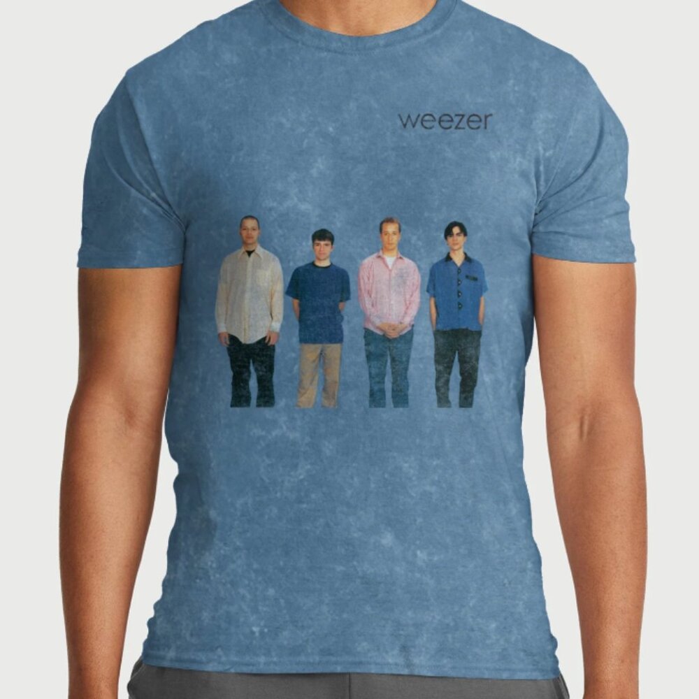 Weezer Men’s & Big Men’s Mineral Wash Graphic Tee Shirt, Size 2X NWT